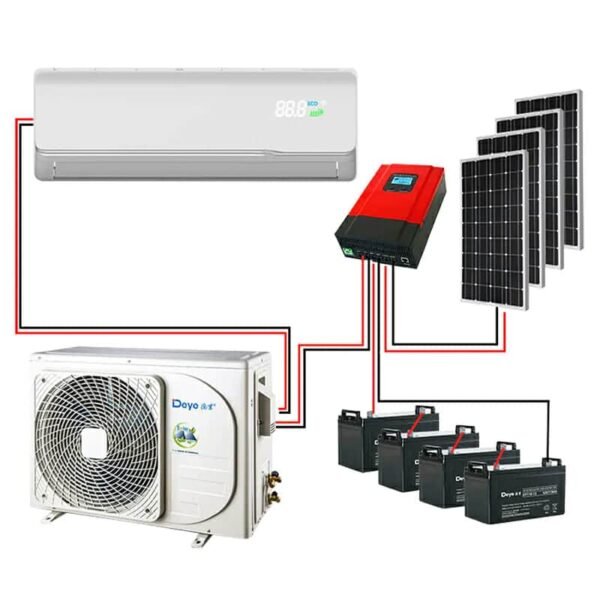 DC 48V Solar Air Conditioner high-efficiency , solar powered